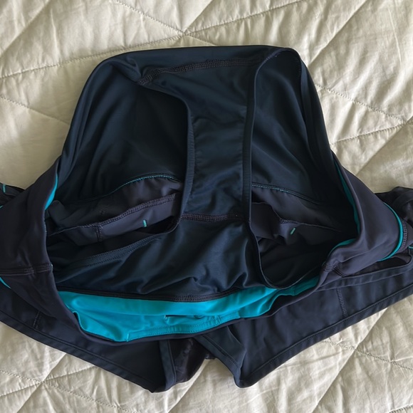 Lululemon Speed Short Beautiful Baroque Inkwell / Inkwell / Surge - size 10 Euc - Picture 8 of 16